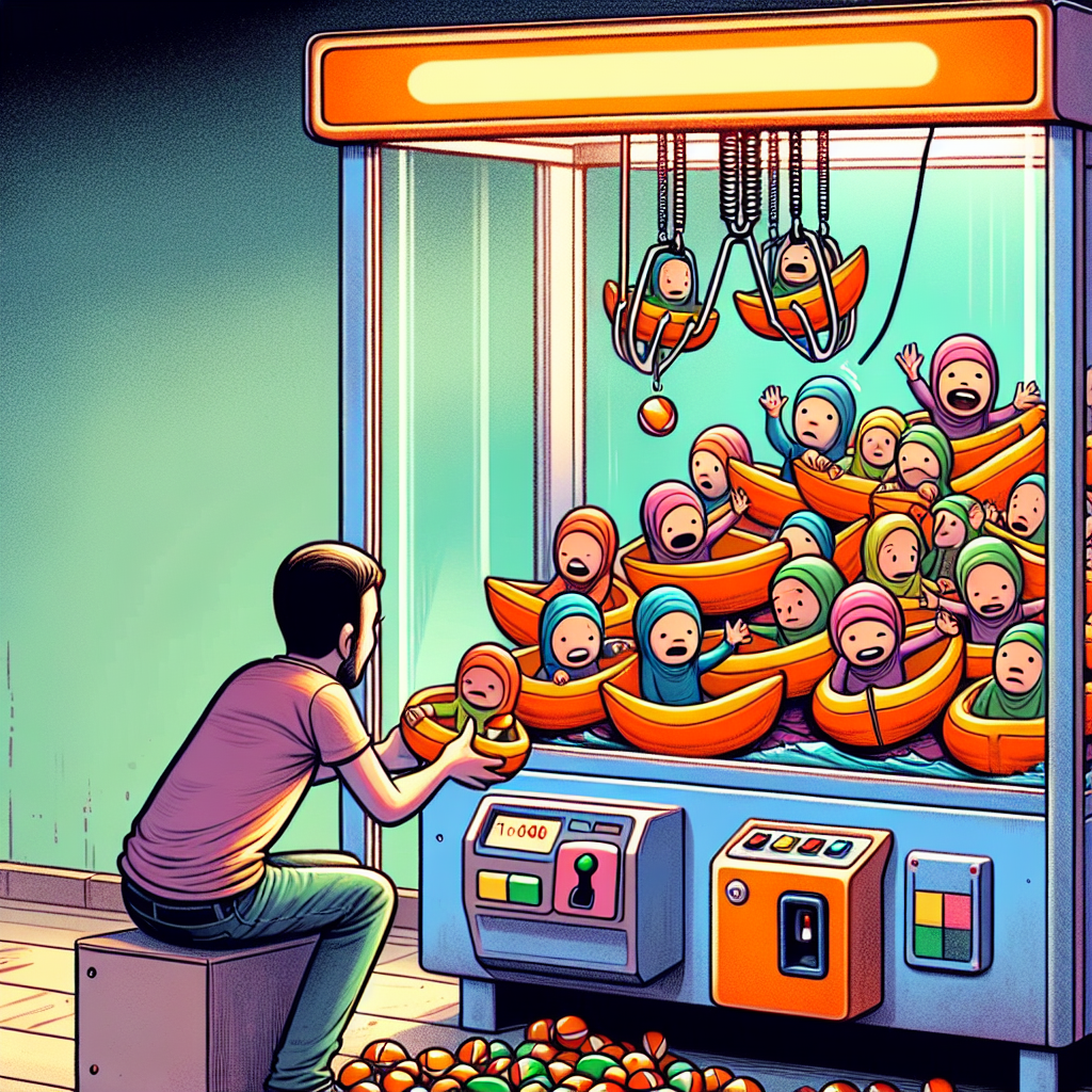 When the Claw Machine is a Metaphor for Life's Struggles