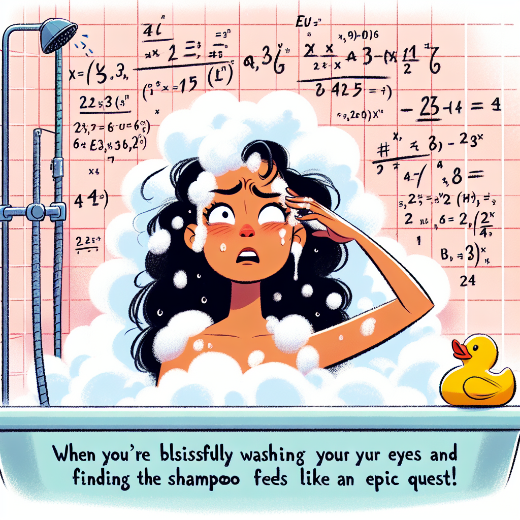 When Soap Meets Eyes: The Shower Struggle