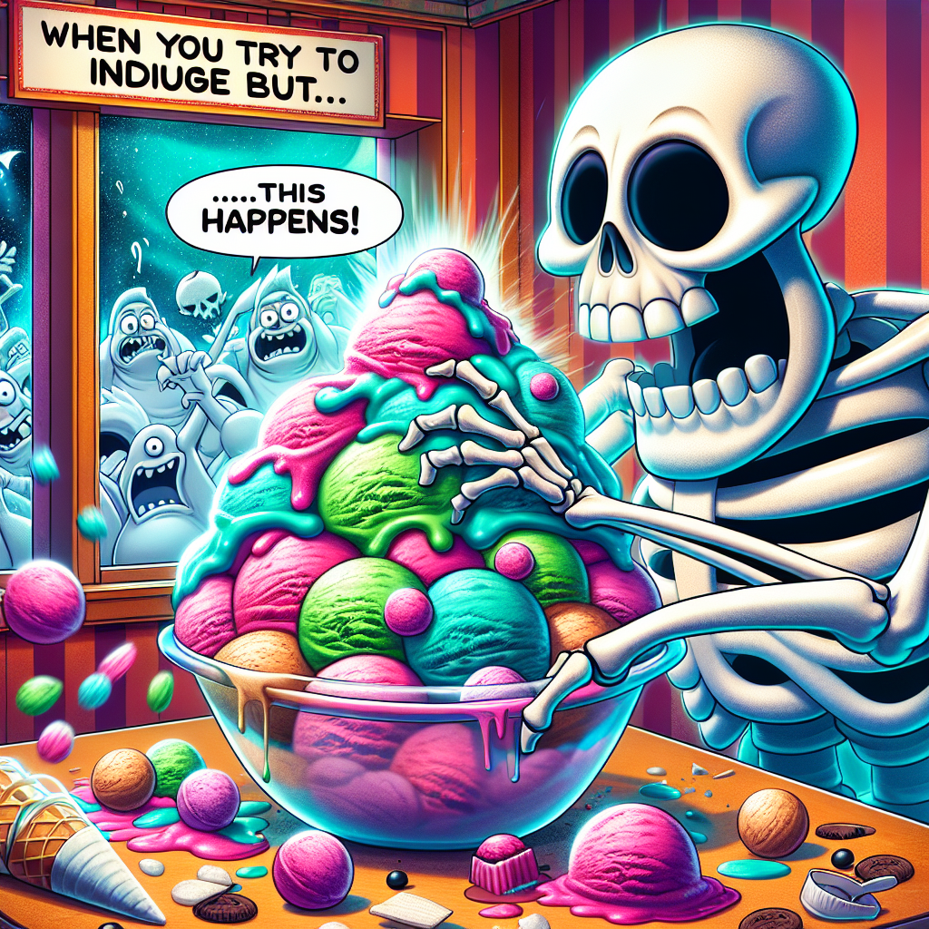 When Skeletons Have a Sweet Tooth: Ice Cream Edition