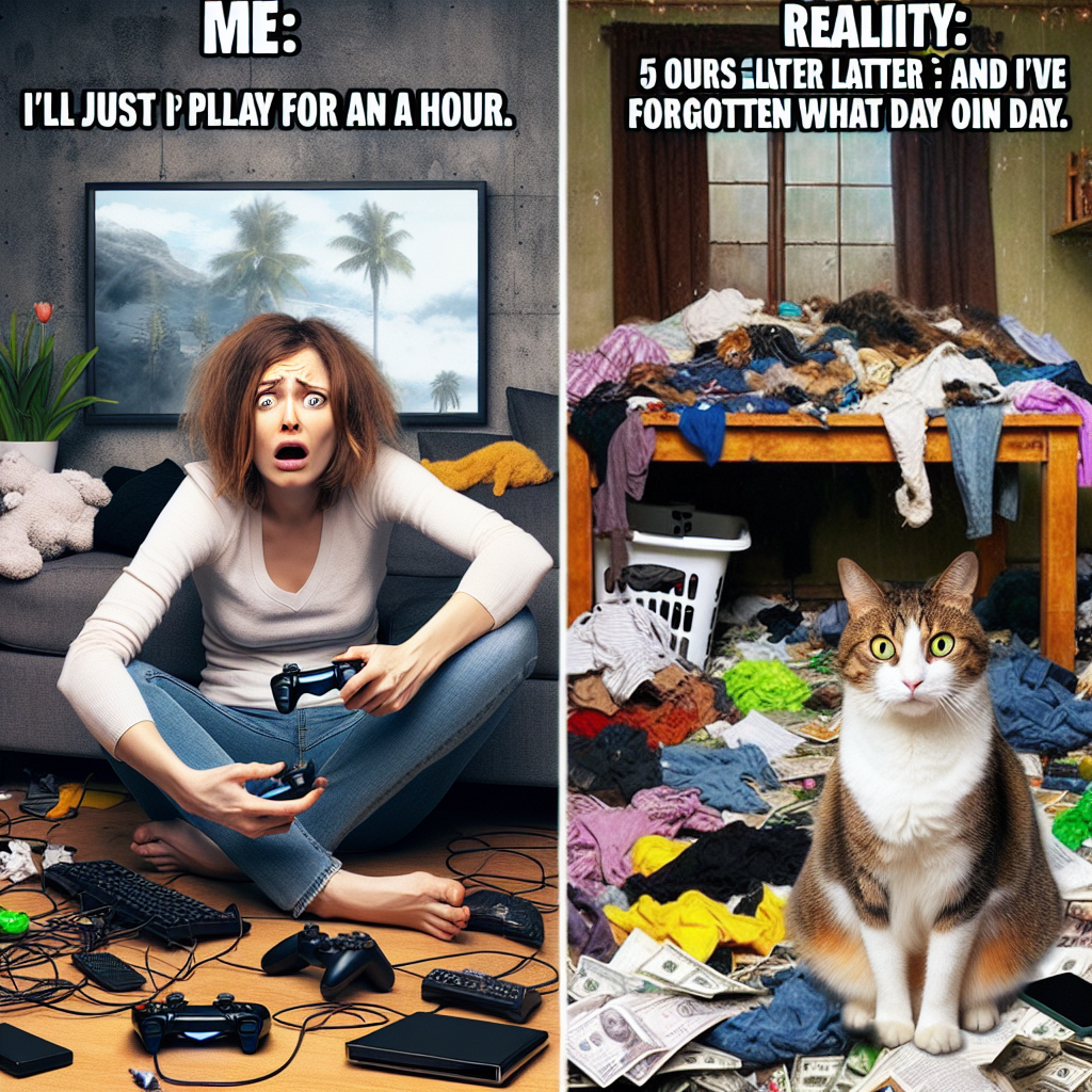When Video Games Take Over Your Life: A Hilarious Reality Check