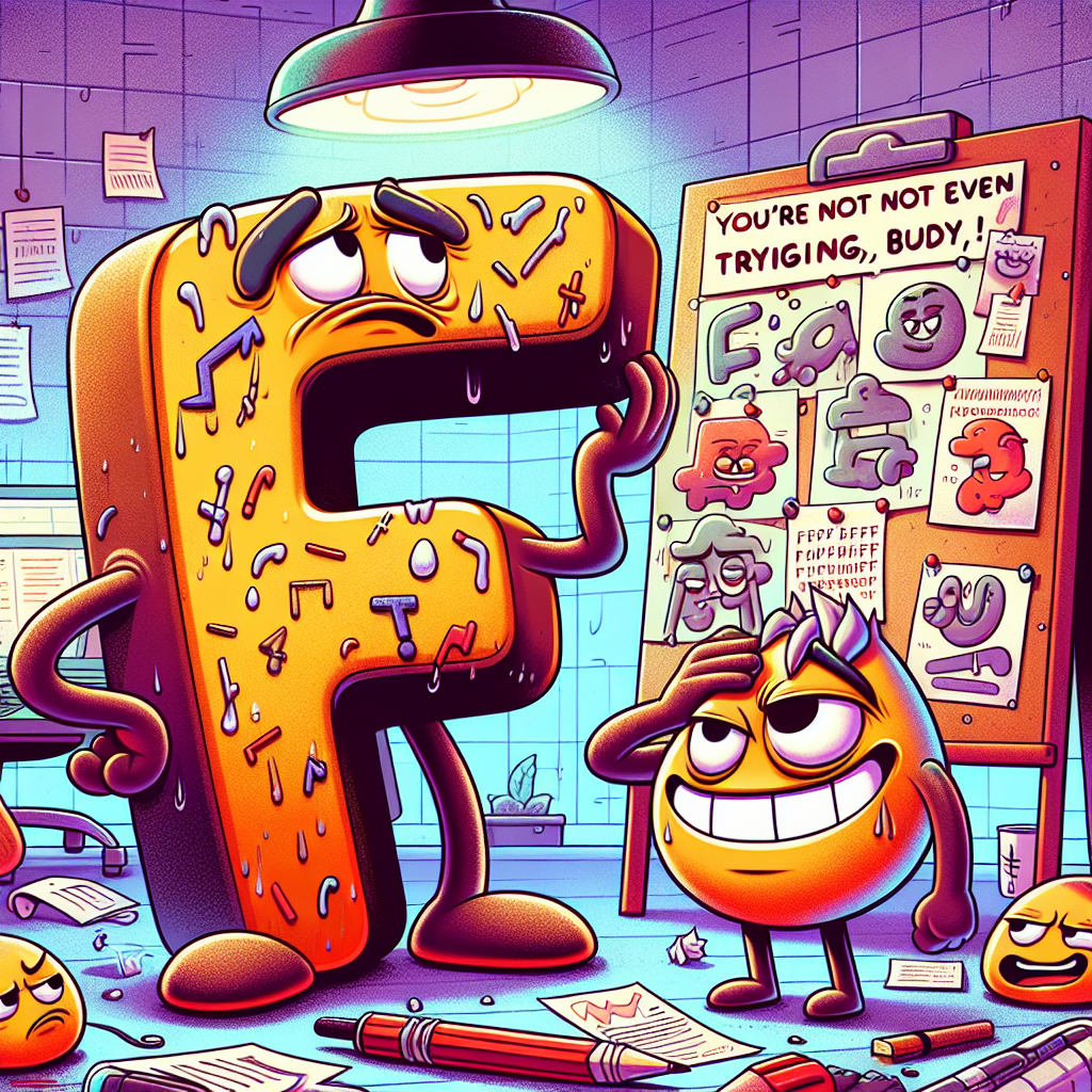 When F from Alphabet Lore Hit a Creative Block!