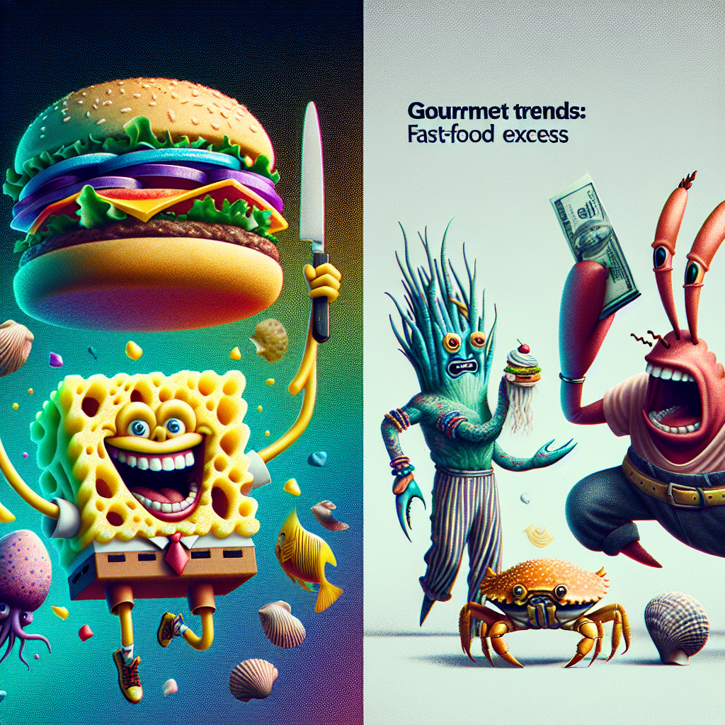 When Spongebob's Rainbow Krabby Patty Goes Supersize!