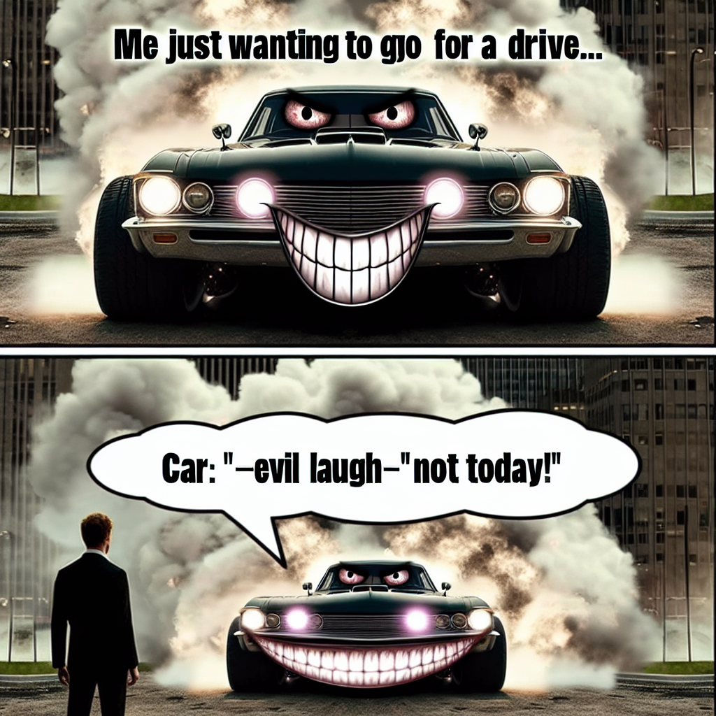 The Evil Car: When Your Ride Turns Against You!