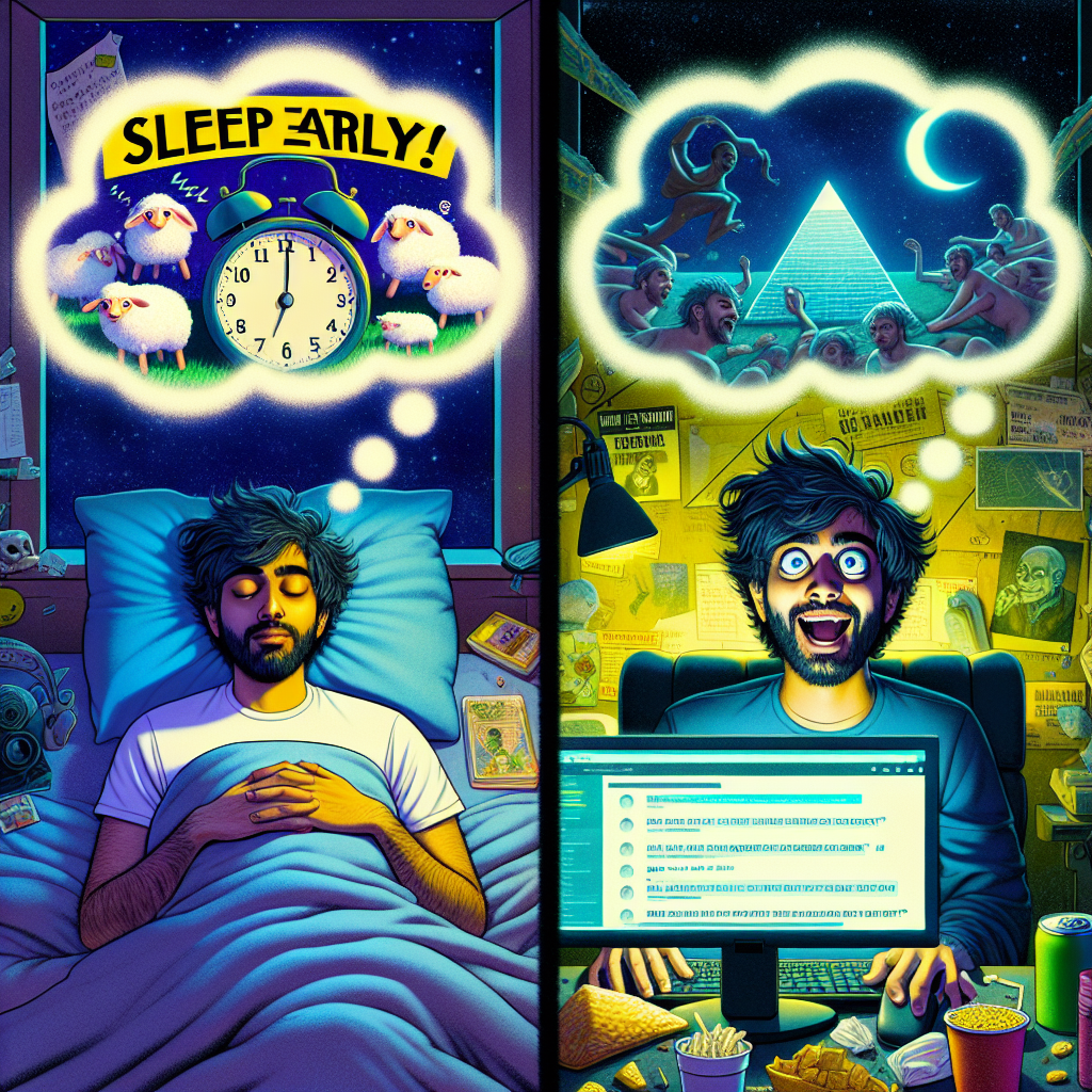 Sleep Goals vs. Conspiracy Late-Night Sessions