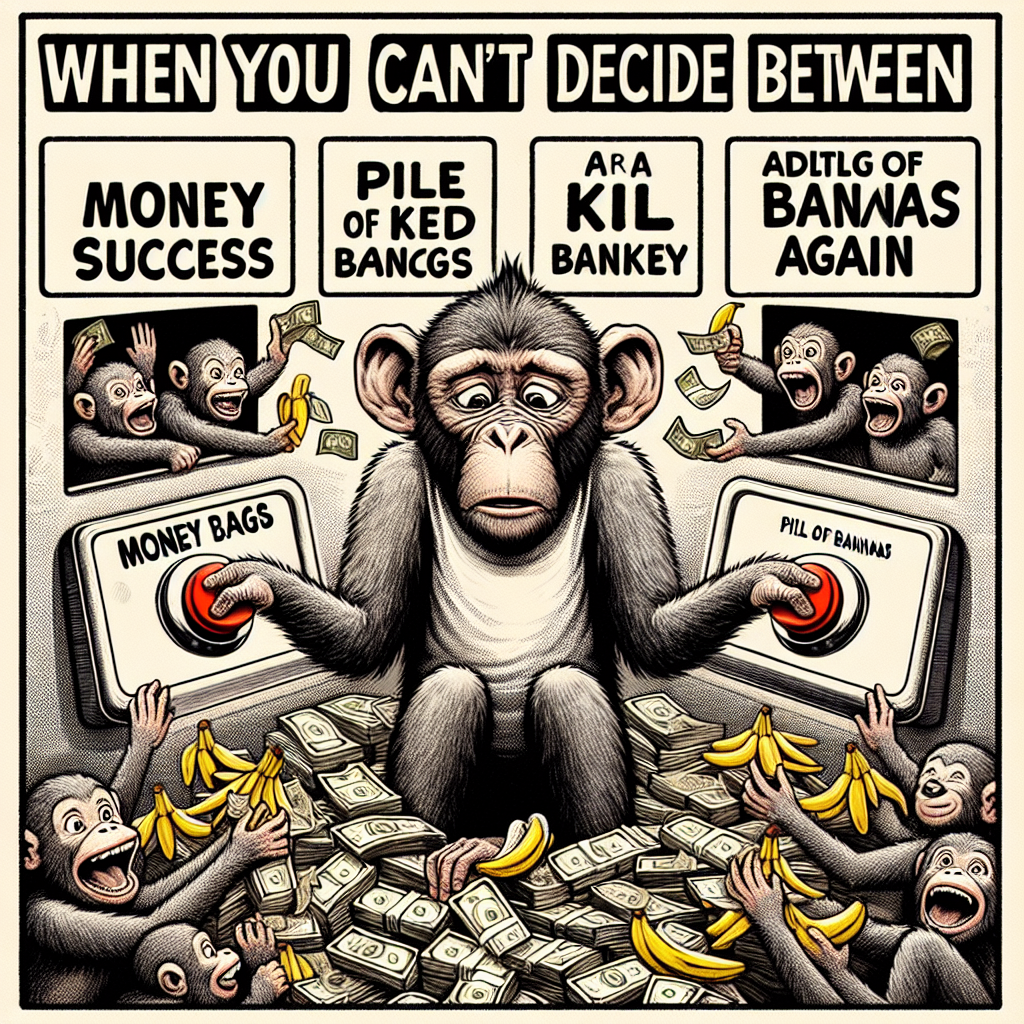 When Monkeys Choose Money Over Bananas: A Relatable Meme