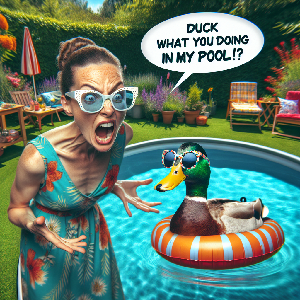 Ducks Just Want to Make a Splash in Your Pool!