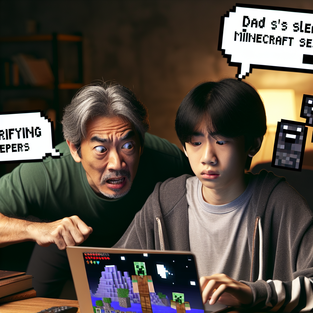 When Dad Discovers Your Late-Night Minecraft Session