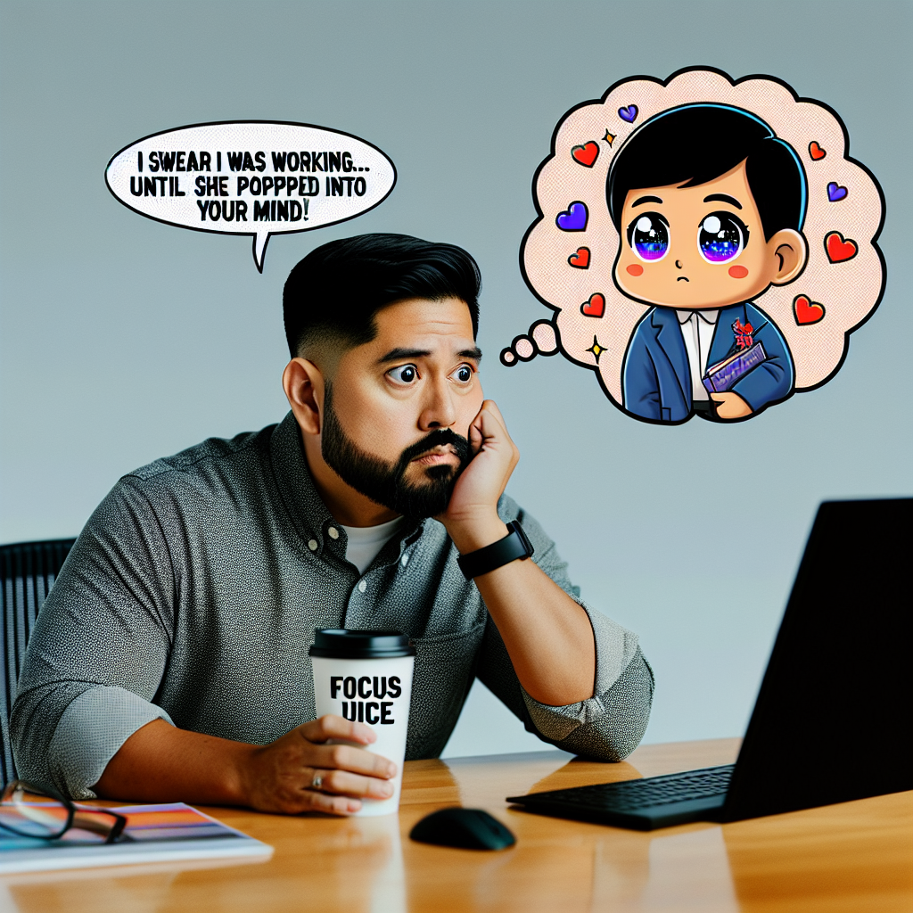 Flirty Work Distraction: Can't Concentrate Because of My Wife