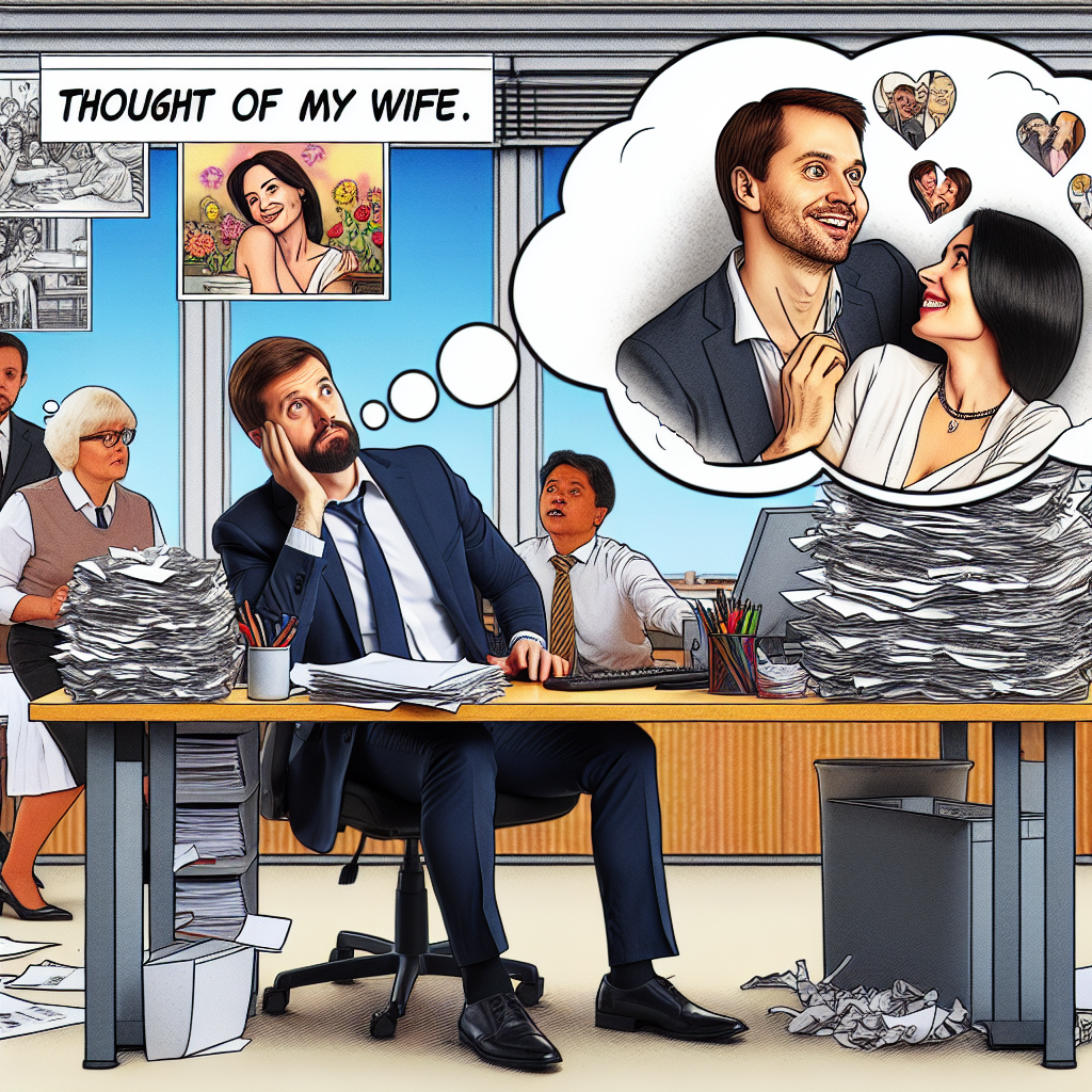 When Work Can't Compete with Daydreams of Your Wife