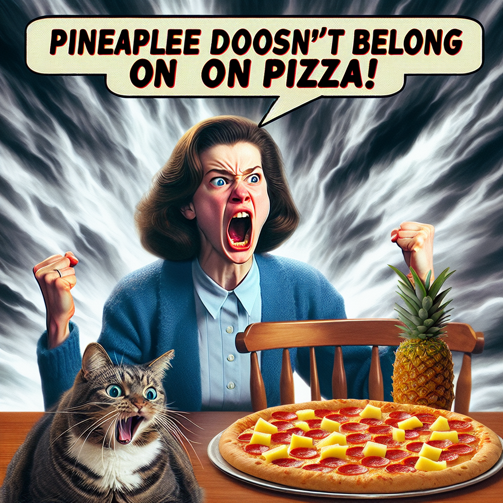 When Your Friend Declares 'Krieg' Over a Pizza Debate