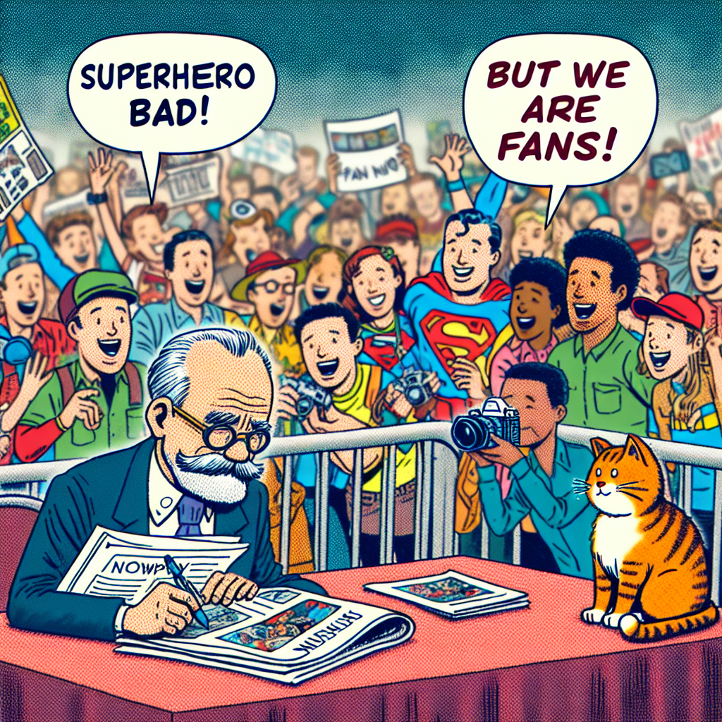 J. Jonah's Awkward Encounter with a Spider-Man Fan