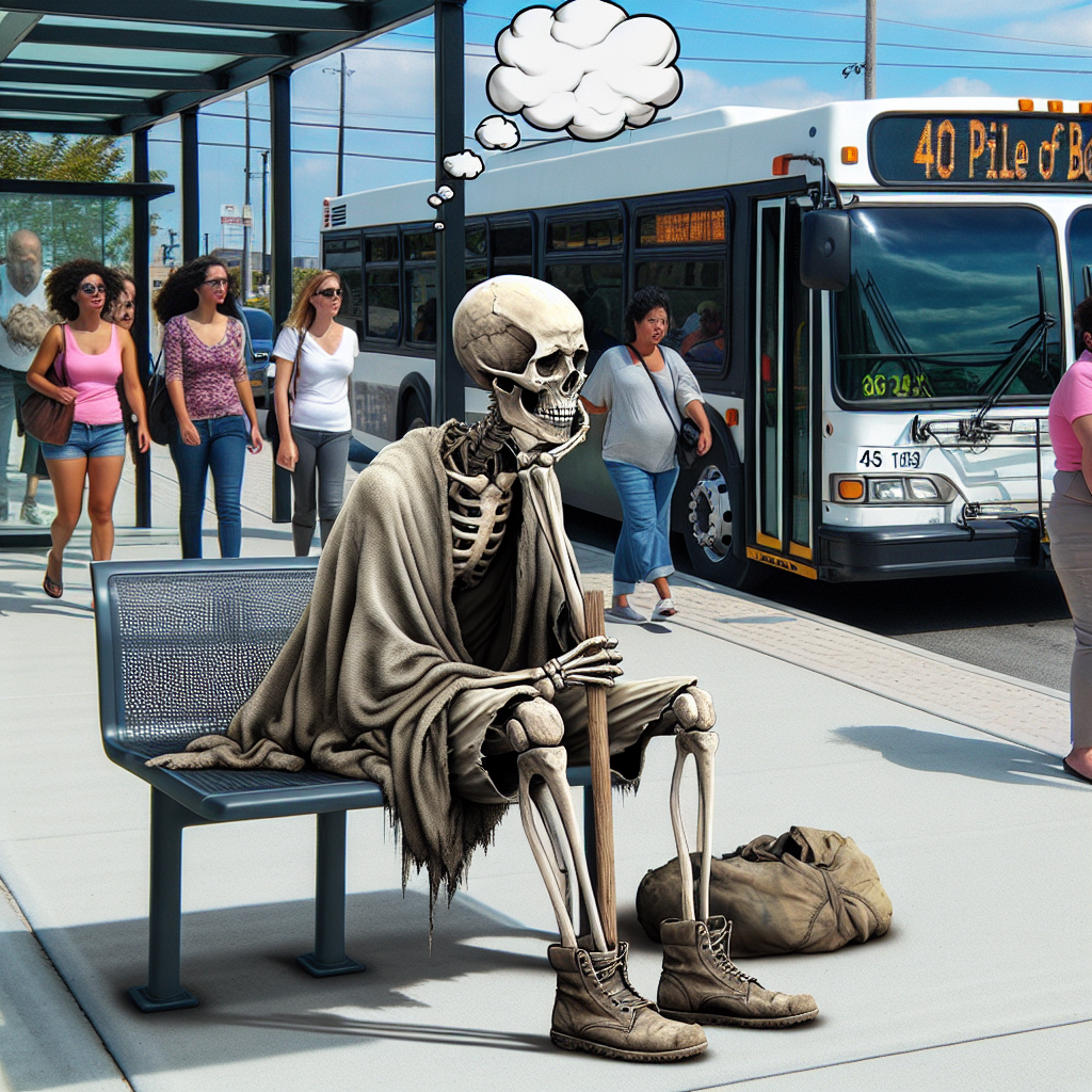 When Life's Skeletons Keep You from the Bus!