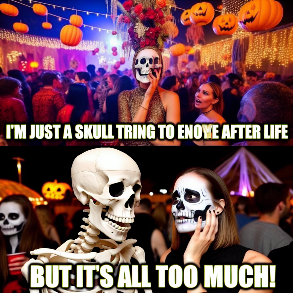 When You're Just Too Spooky for Life: A Skeleton's Struggle