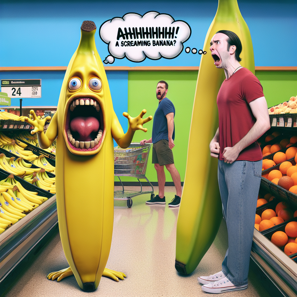 Screaming Banana: The Hilarious Struggles of Grocery Shopping