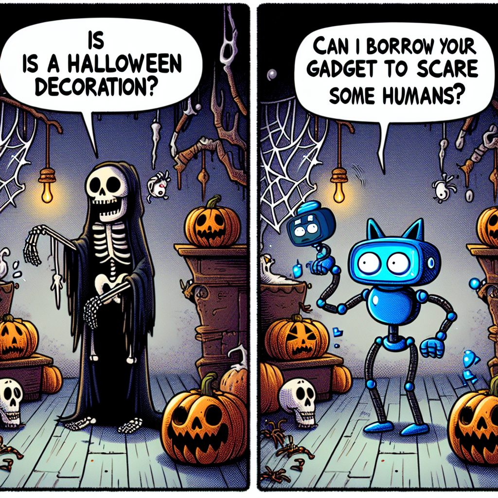When Skeleton Meets Doraemon: A Hilarious Encounter