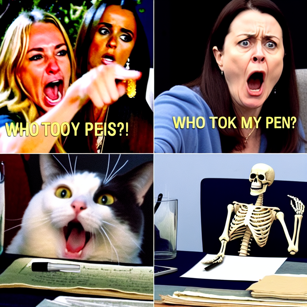 When a Skeleton Steals Your Pen: The Ultimate Office Frustration!