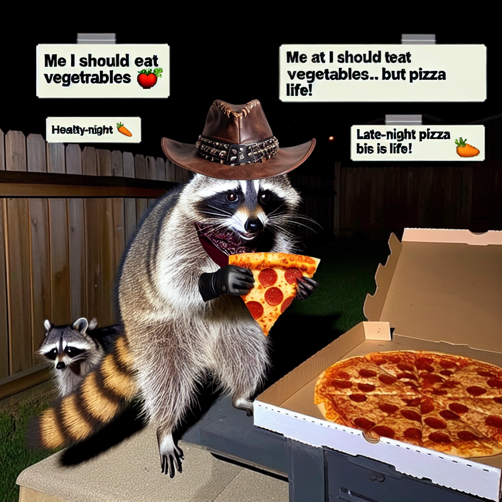 When Raccoons Raid Your Trash: A Wild Night with No Regrets