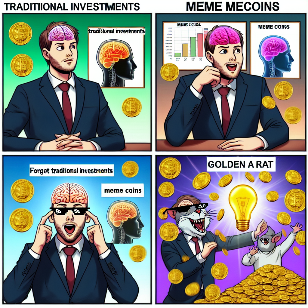 When Rich Arabs Dive into MemeCoins: The Golden Rat Fad!