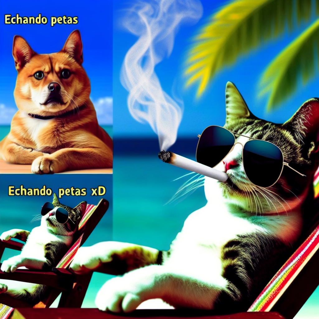 Cool Cat with Shades: ECHANDO PETAS XD Meme