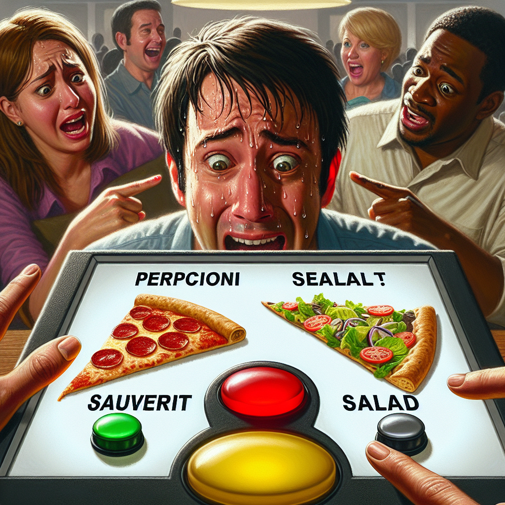 When You Can't Decide Between Pizza or Salad: A Relatable Struggle