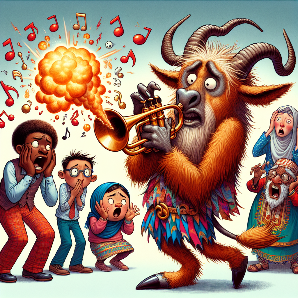 When the Great Dun Meets the Trumpet: A Comedic Clash