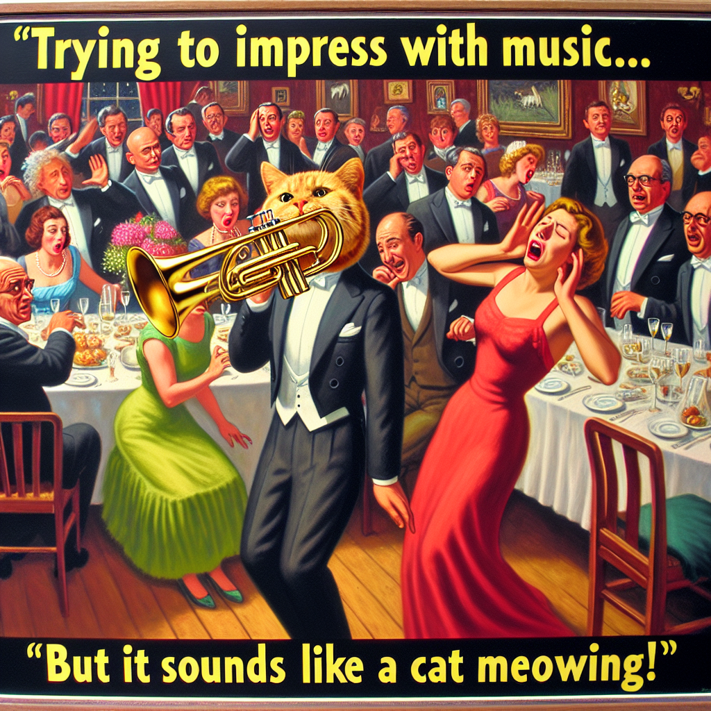 When You Try to Play the Trumpet but Sound Like a Cat