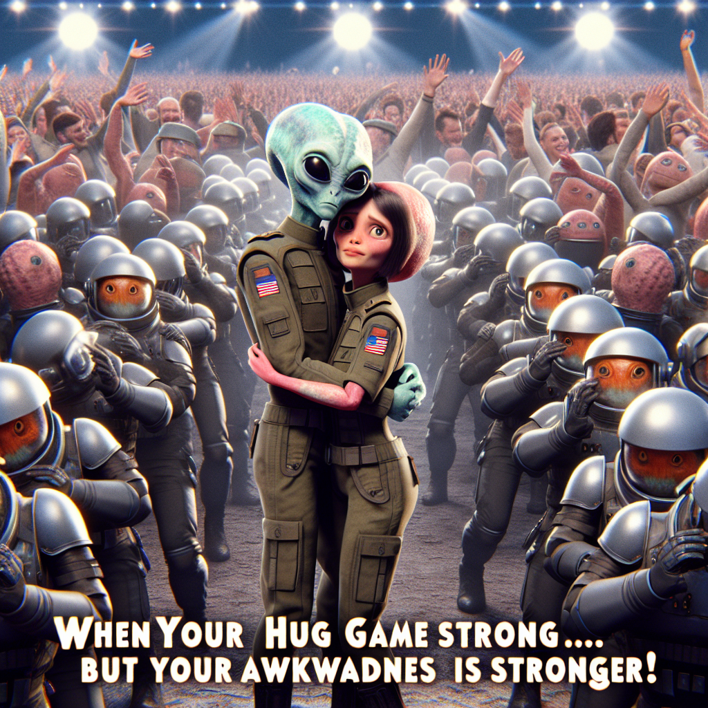 Commander Bly's Concert Surprise: Hugging Aayla Secura!