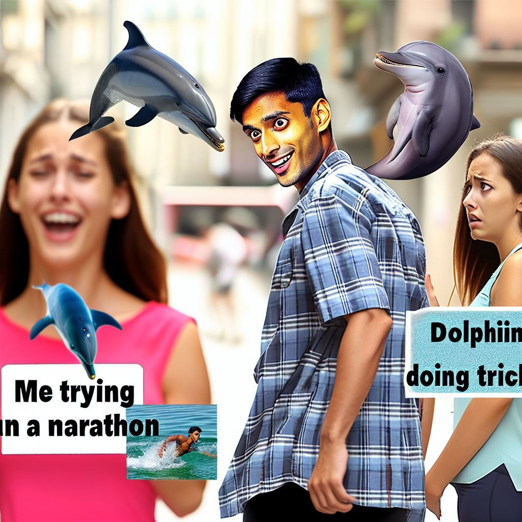 When You're Motivated But Distracted: A Meme on Life's Surprises