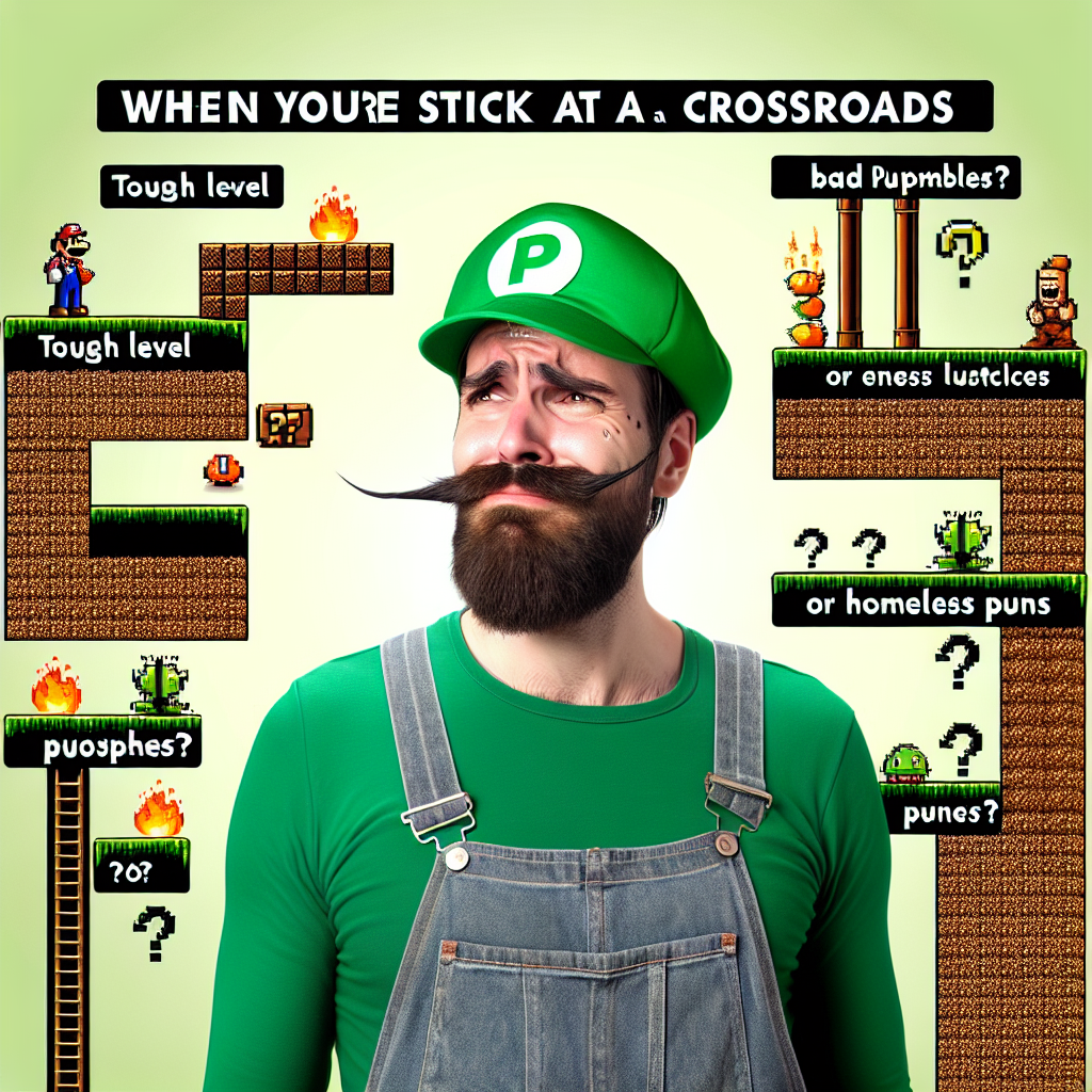 When Luigi Gets Stuck in a Tough Situation