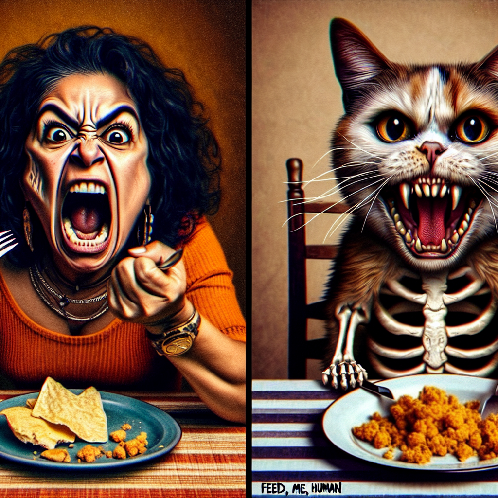 When Your Cat Turns into a Skeleton and Steals Your Snack