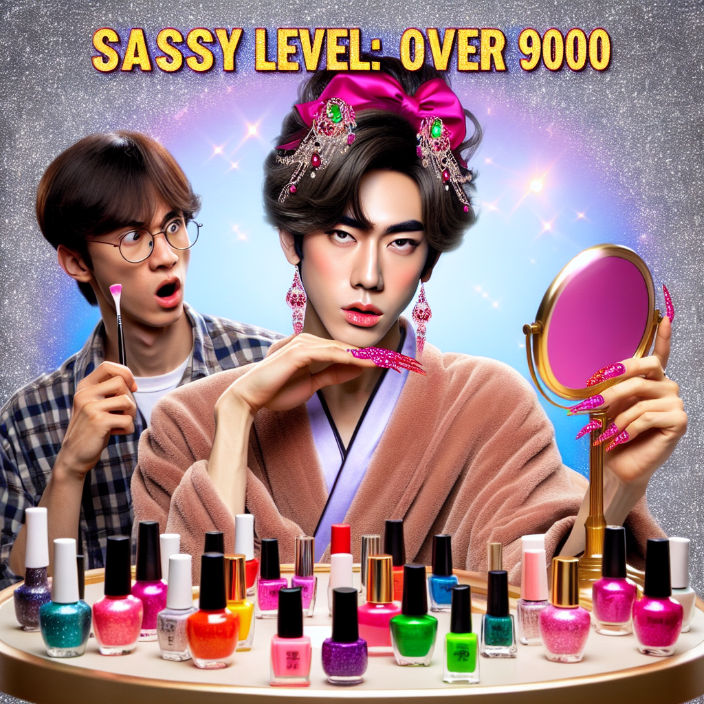 Jungkook’s Sassy Nail Polish Transformation: A Meme Struggle