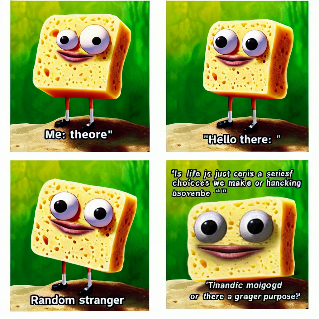 When You Realize Your Casual Greeting Turns into a Deep Conversation