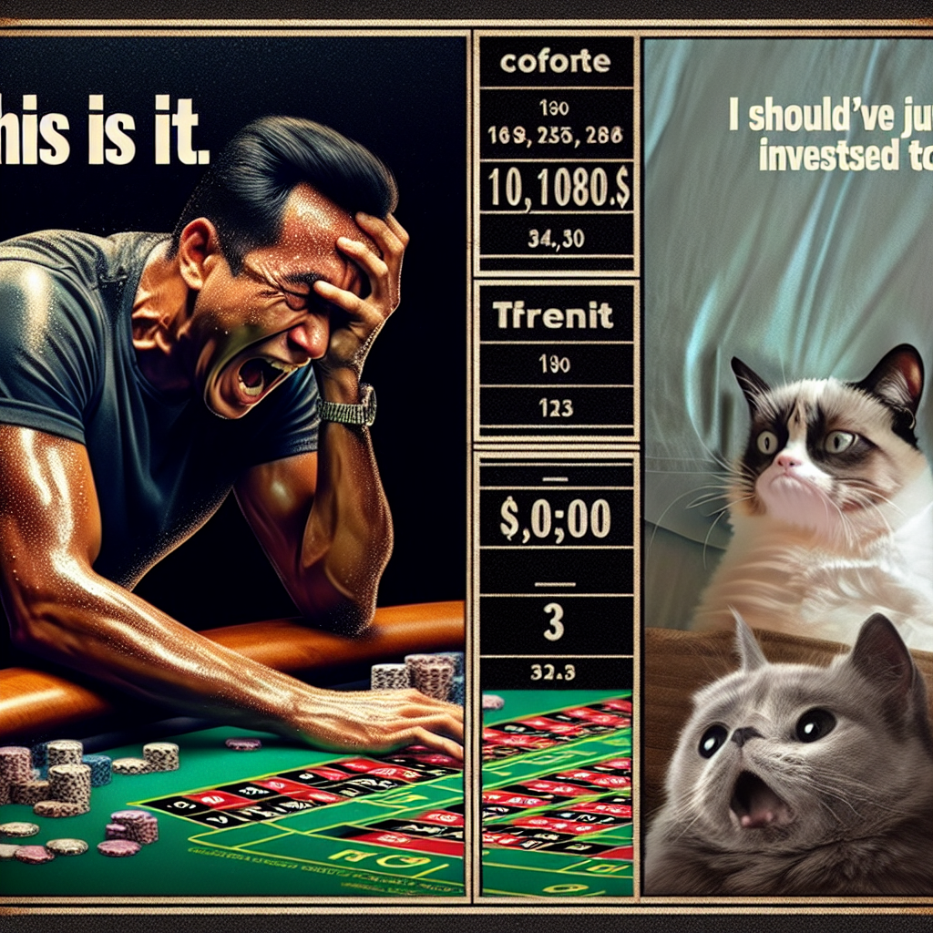 When You Bet Your Savings on Roulette: A Comedy of Errors