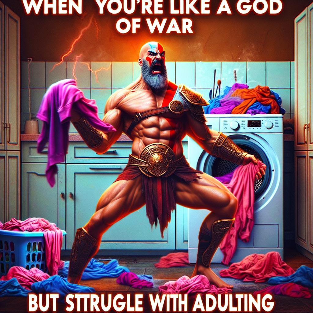 When You Feel Like Kratos But Can't Handle Your Life Challenges