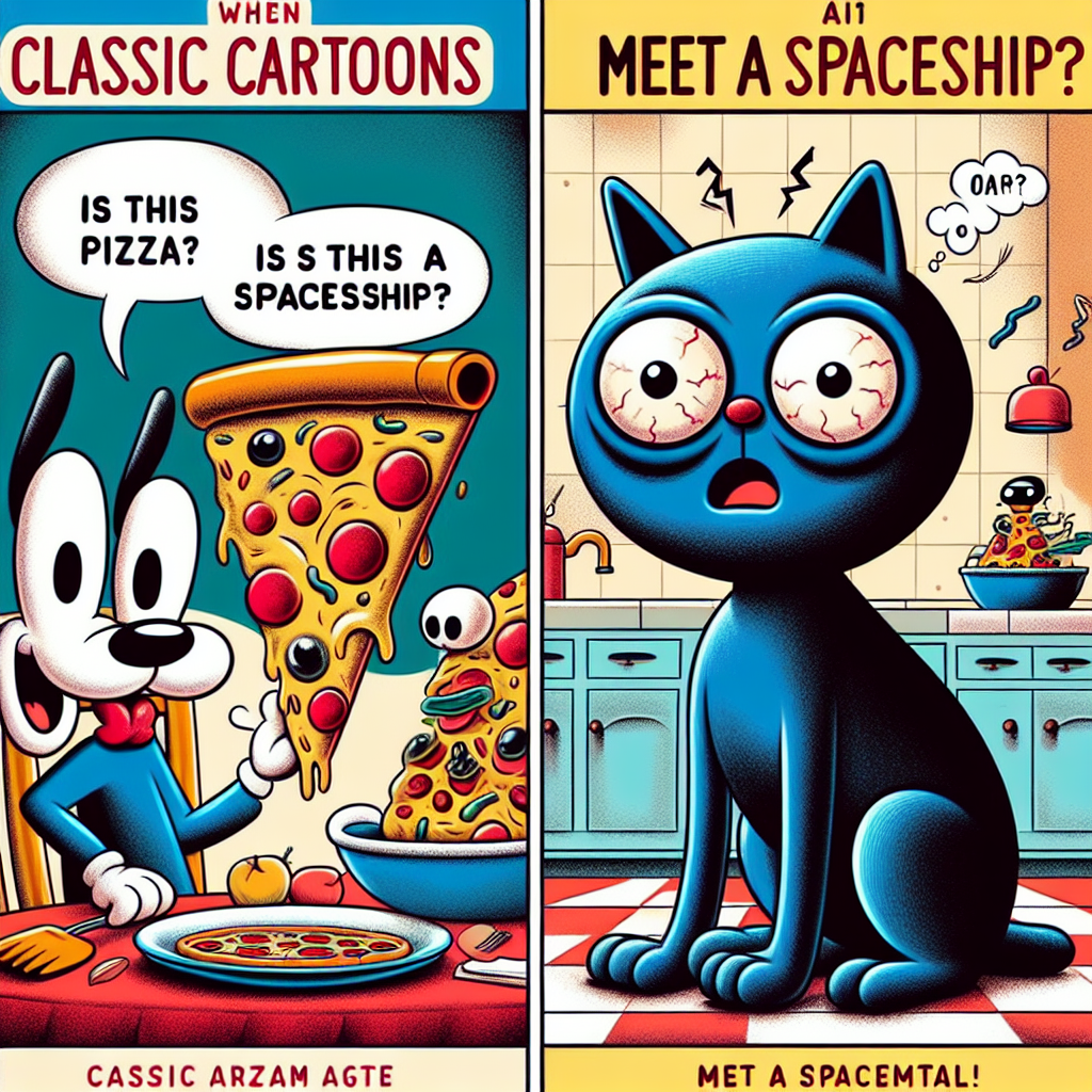 When AI Creates Cartoons, But Totally Misses the Point
