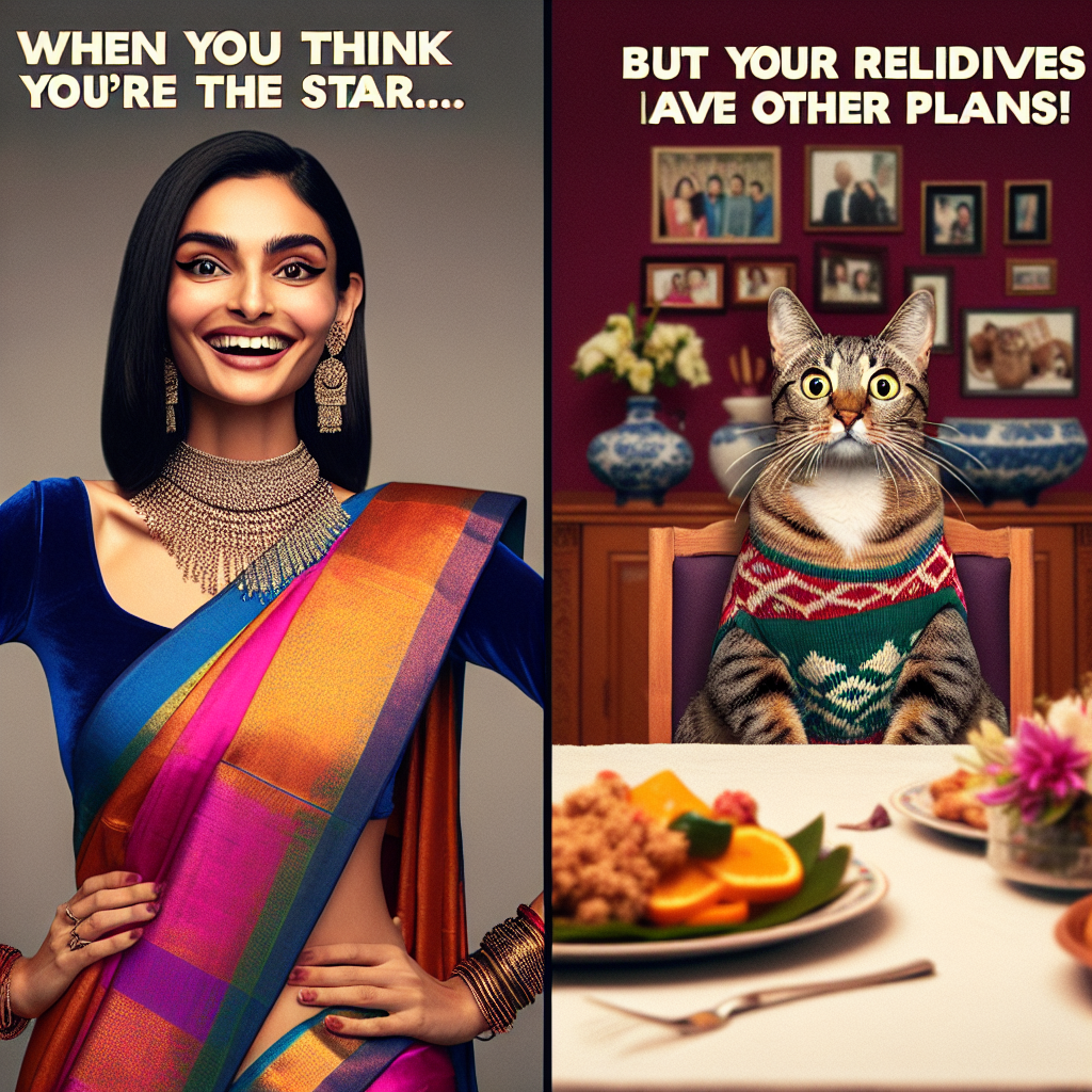 When Aunty's Photoshoot Becomes a Family Affair