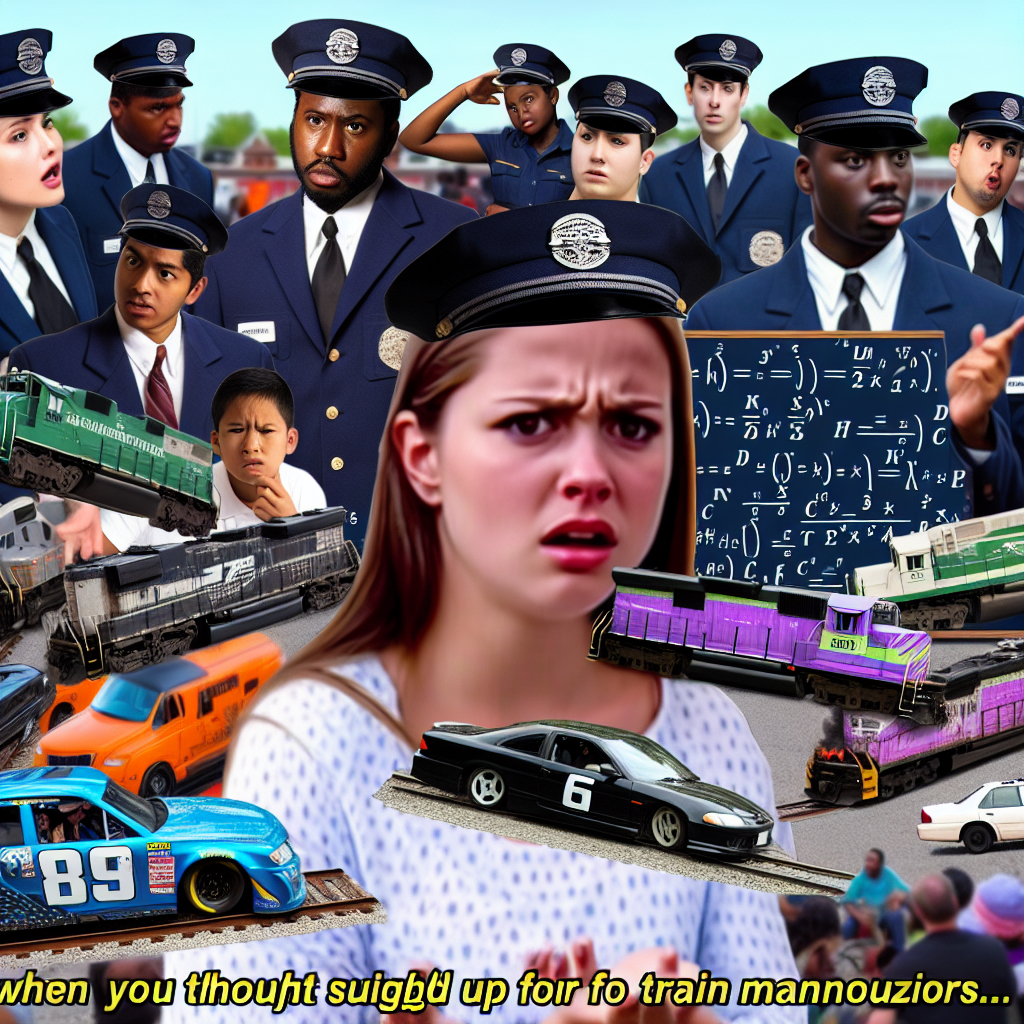 When Your Train Derailed into a Drift Competition