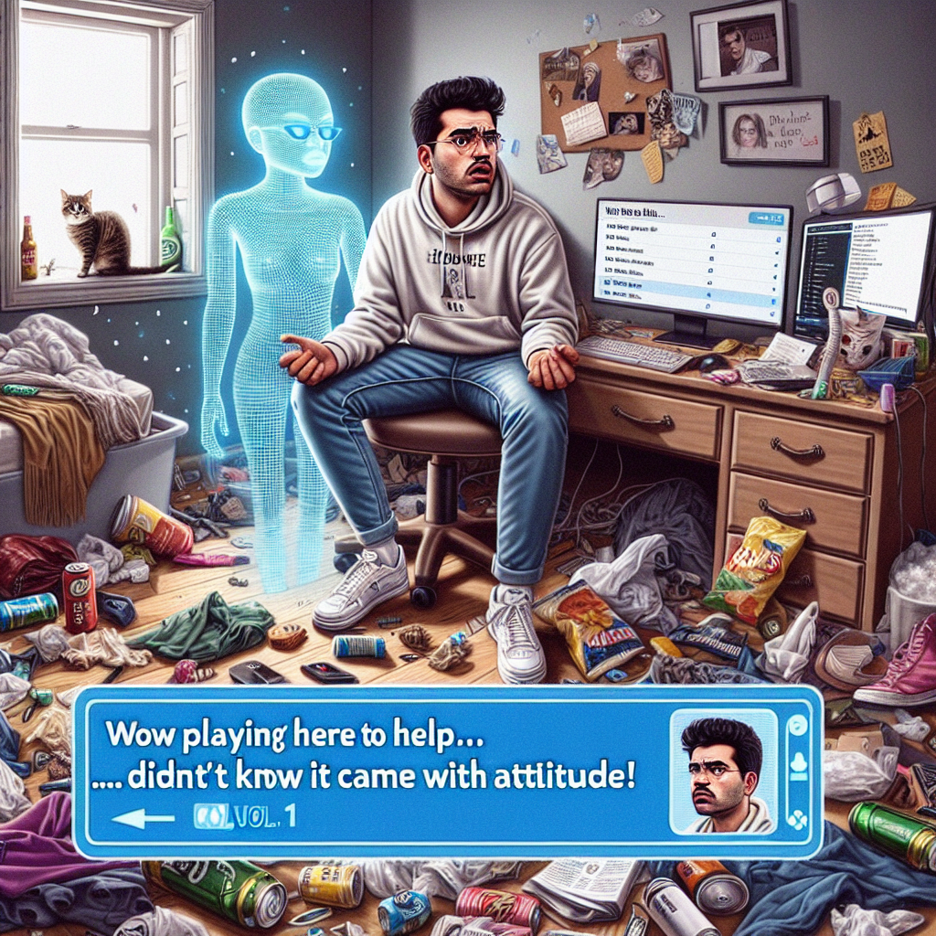 AI with Attitude: Hilarious Home Setup Gone Wrong