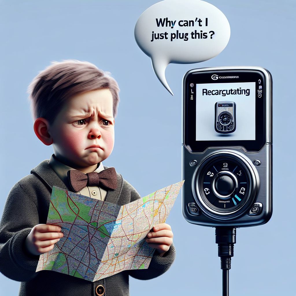 When a Kid Tries to Read a Map in the Age of GPS