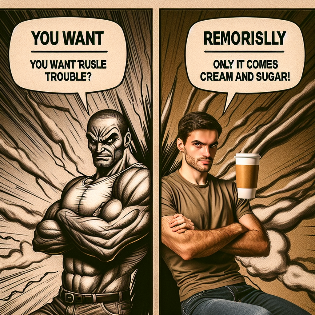 When Toughness Meets Social Awkwardness: A Hilarious Memescape