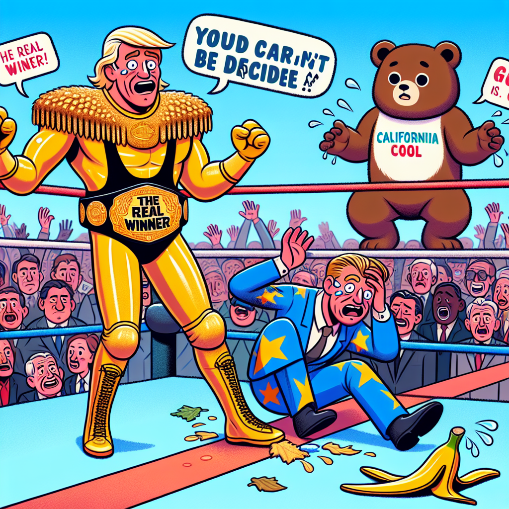 Trump vs. Newsom: The Ultimate Wrestling Showdown!