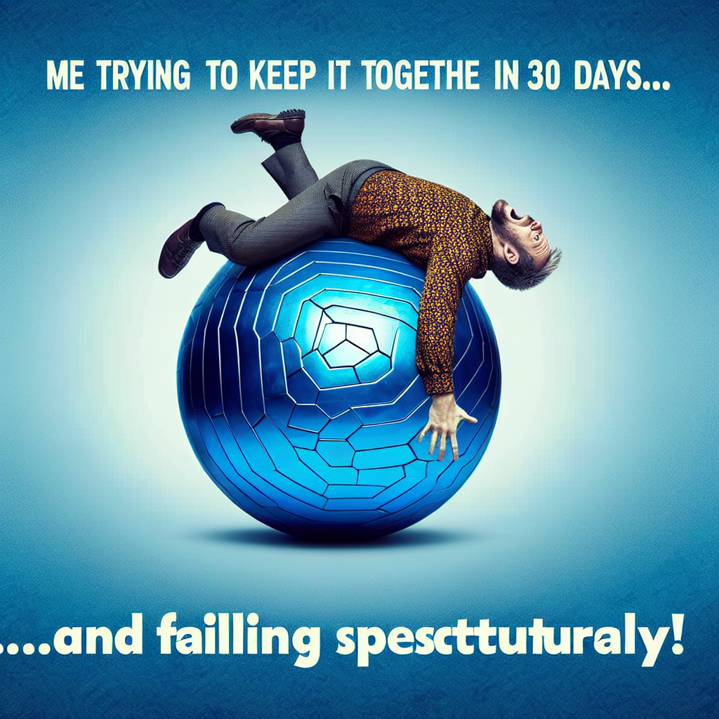 When You Lose a 30-Day Stability Ball Challenge Like a Pro