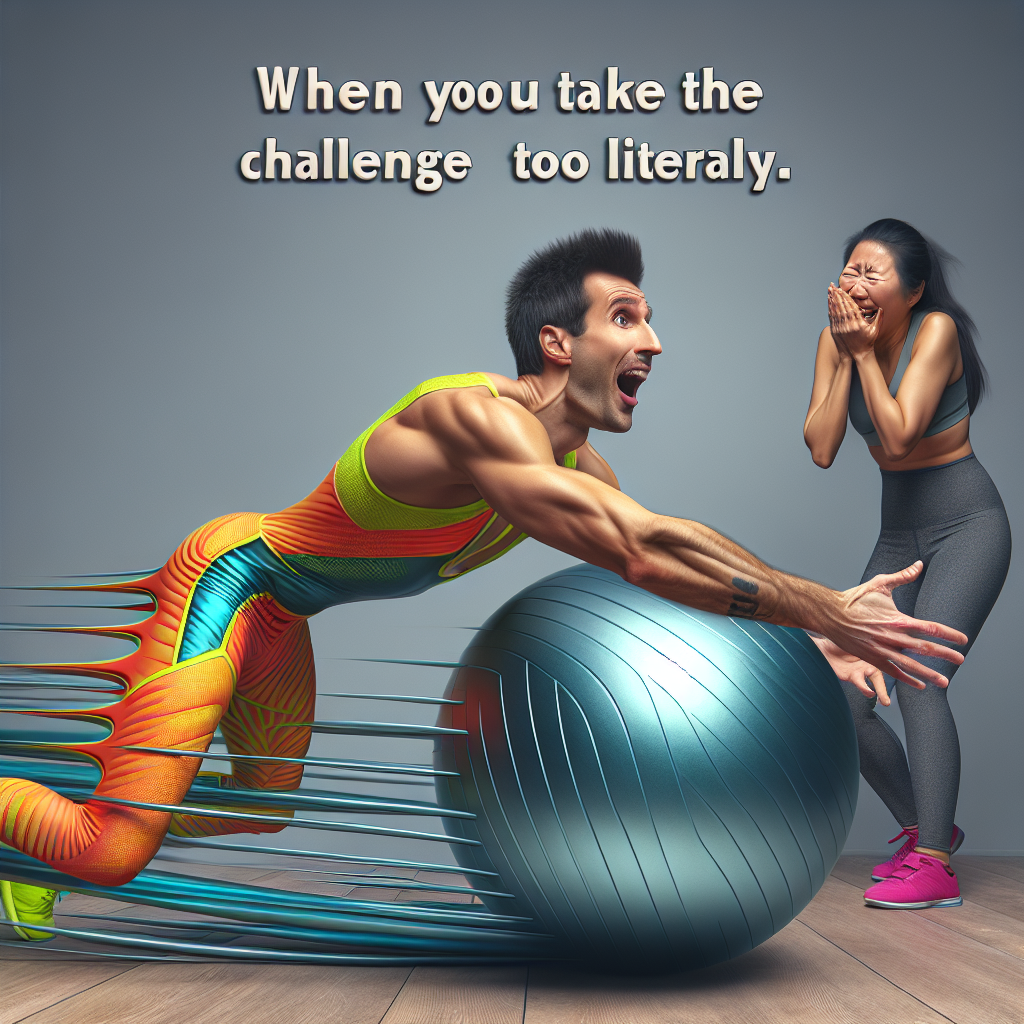 When Your Stability Ball Challenge Turns into a Disaster