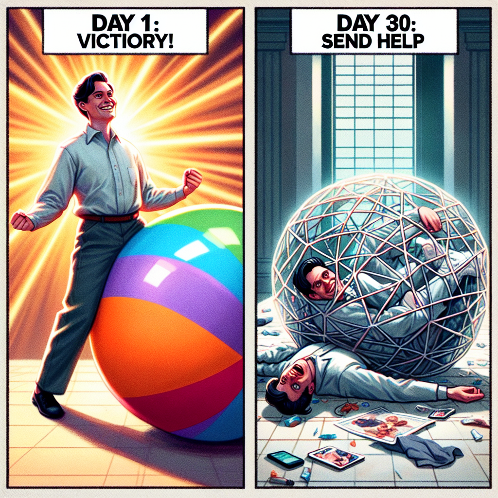 30-Day Stability Ball Challenge: When You Can't Even!