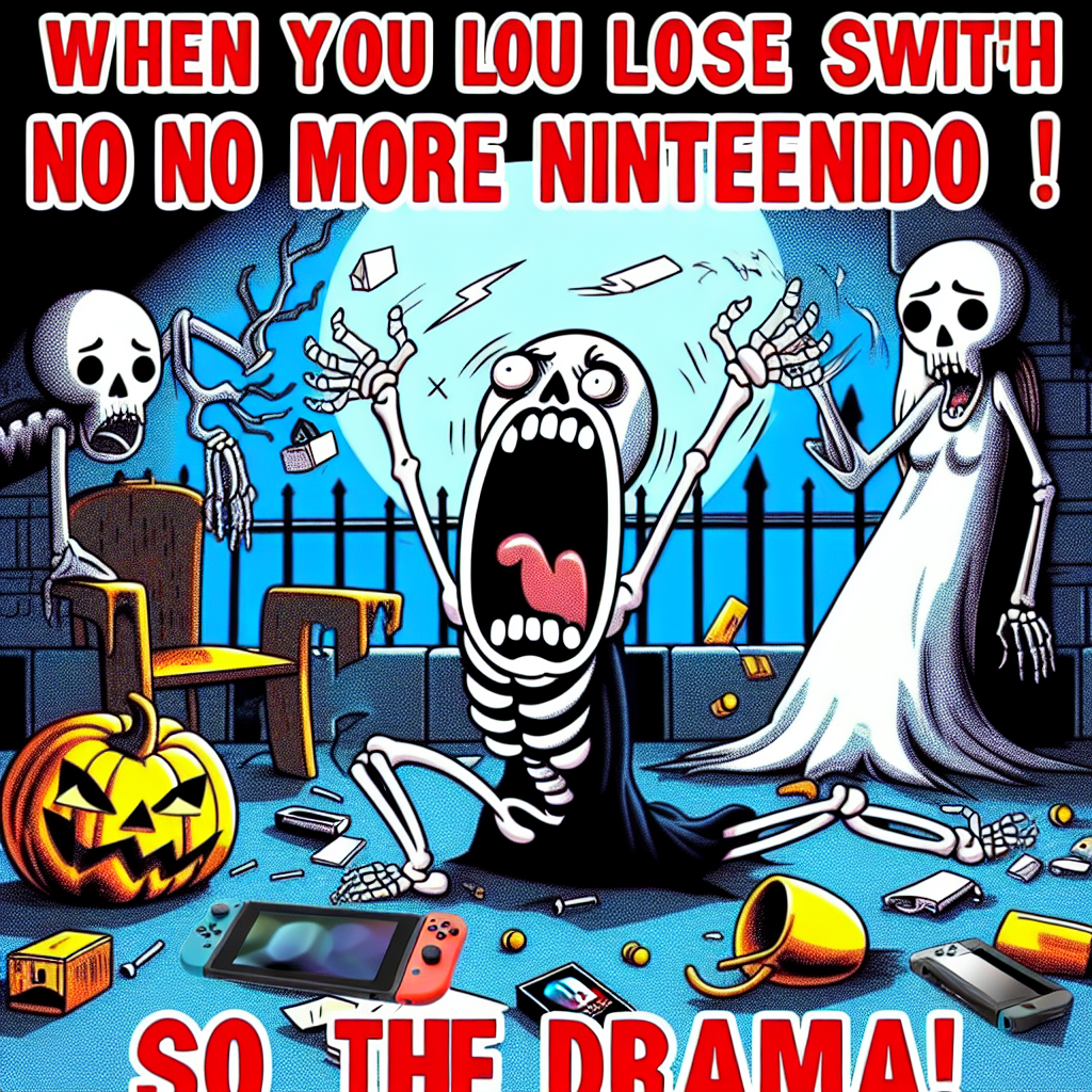 When Skelly Can’t Find a Switch but Still Wants to Play