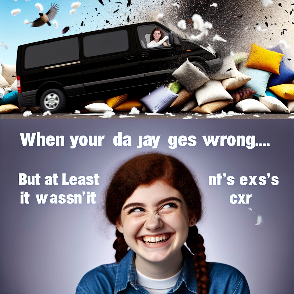 When Your Big Black Van Crashes but You're Just Happy it Wasn't Your Ex
