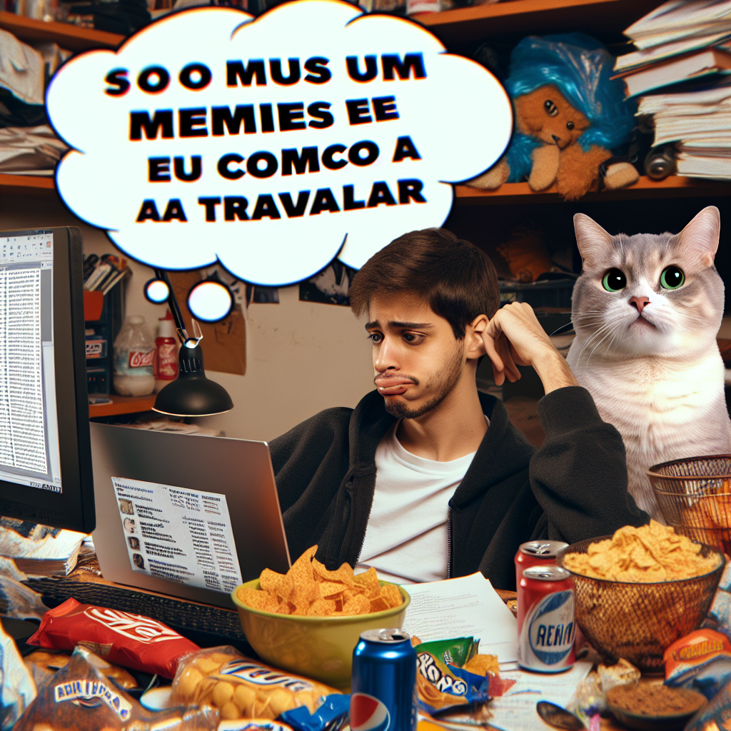 Quando o meme em português descreve sua vida: risadas garantidas!