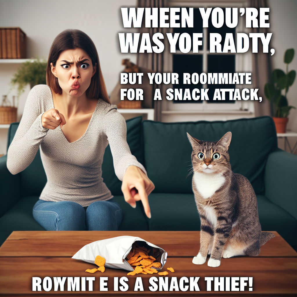The Shock of Realizing Your Snack is Gone
