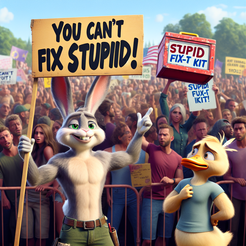 Bugs Bunny and the Stupidity Fix-it Campaign