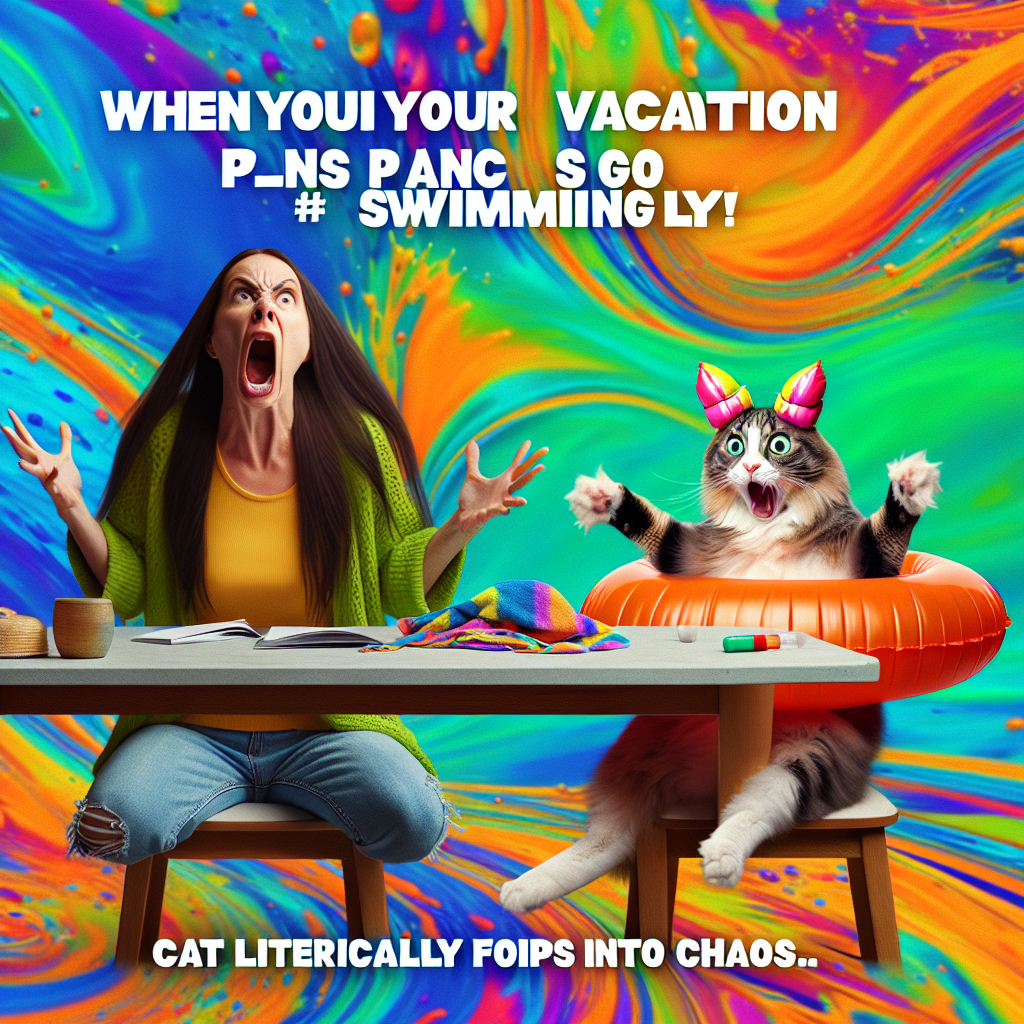When Your Cat Takes Swimming Lessons in a Pool of Liquid Chaos